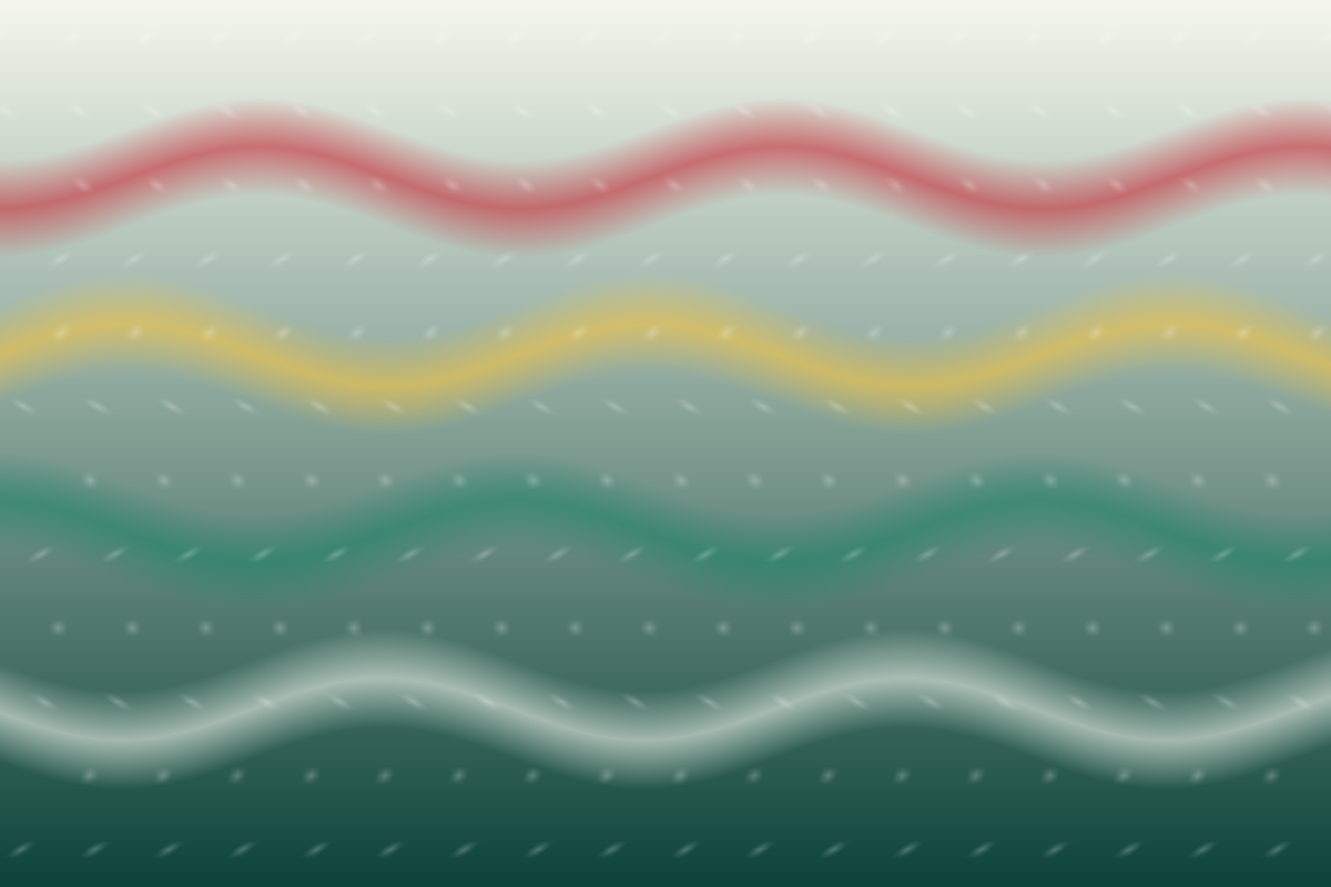 Abstract fan colors for a football tournament